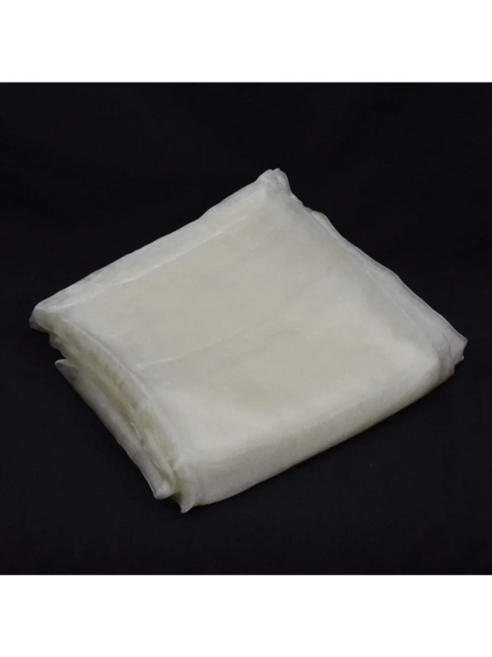 Ivory Semi Sheer Shimmer Square Tablecloth Cover Wedding Party Decor Event 90x90